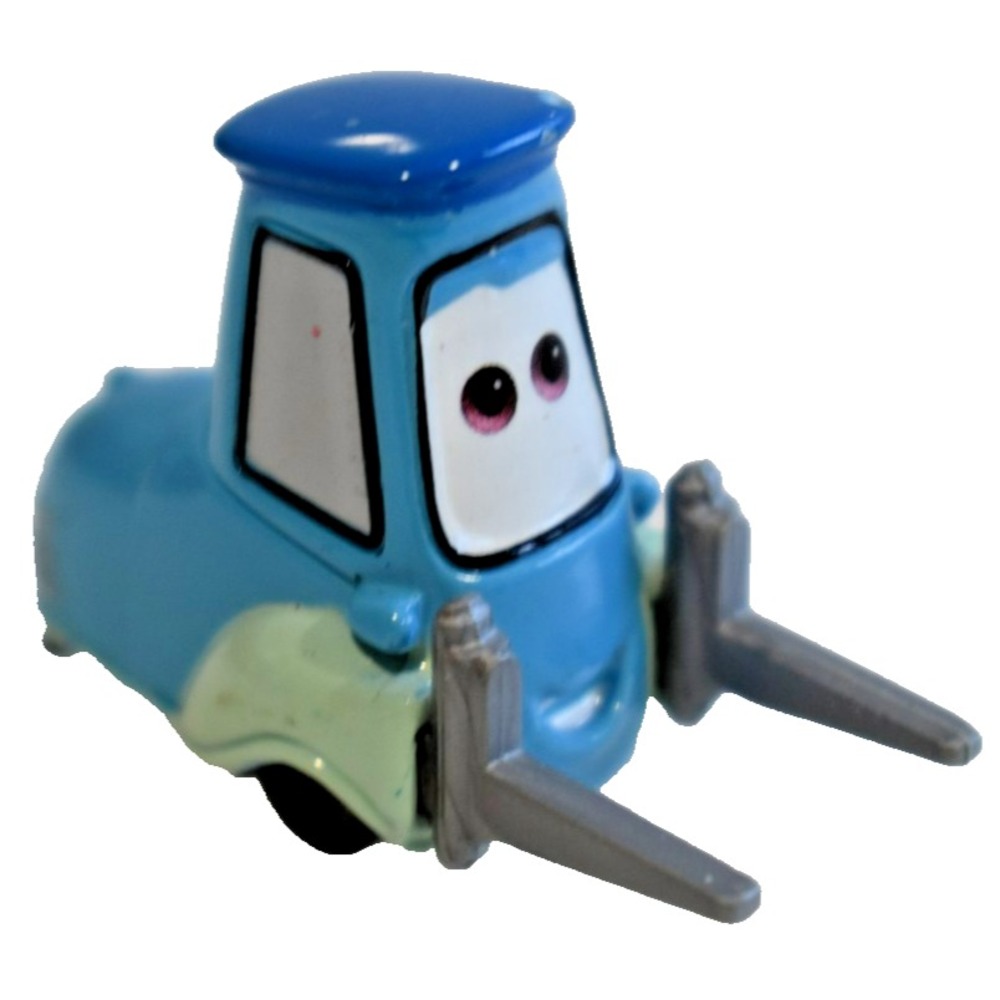 Disney Pixar Cars Guido Figure Blue Fork Lift Metal Diecast Mini Vehicle 1"